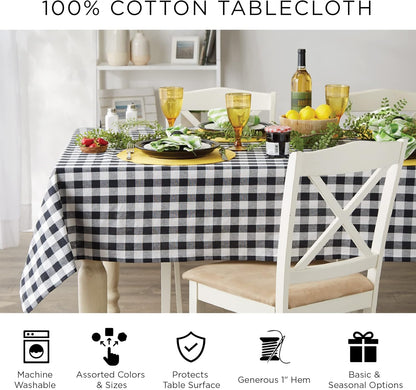 Christmas Tablecloth 60x104 - Red, Green & White