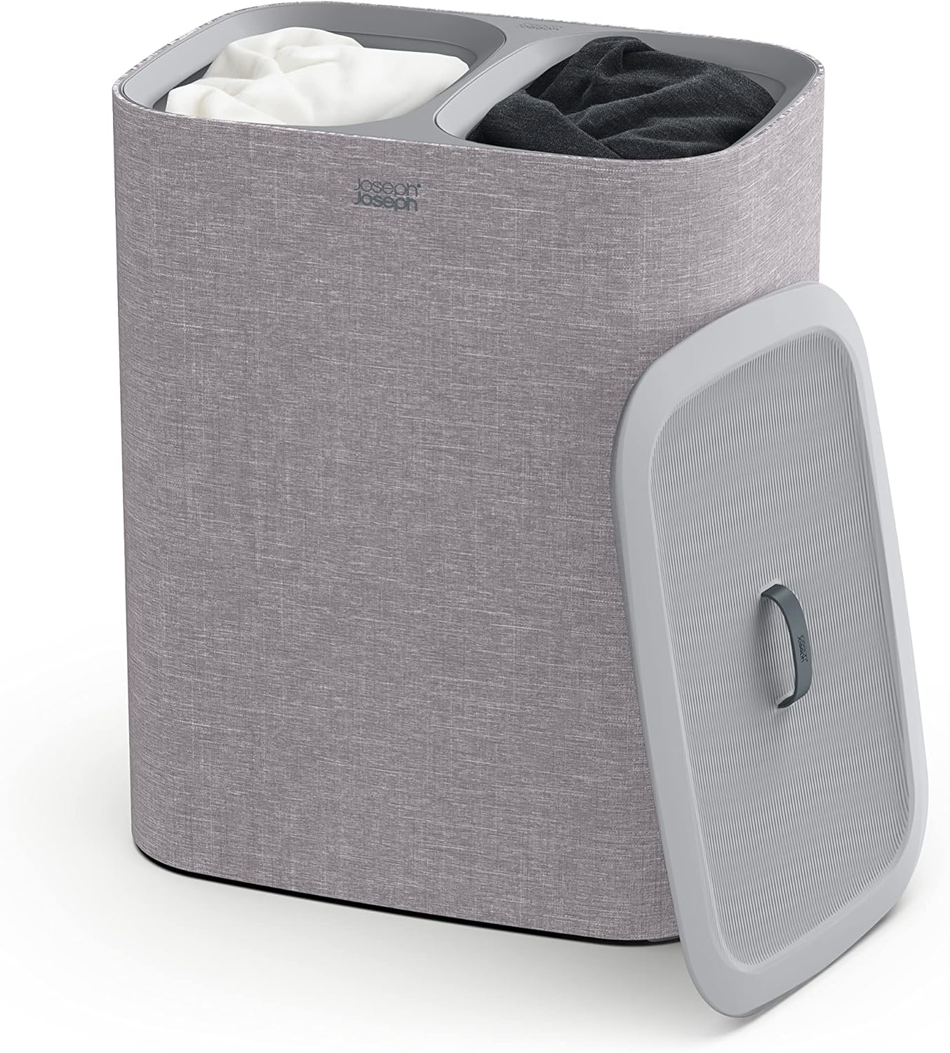 90L Laundry Hamper with Lid and 2 Removable Bags with Handles