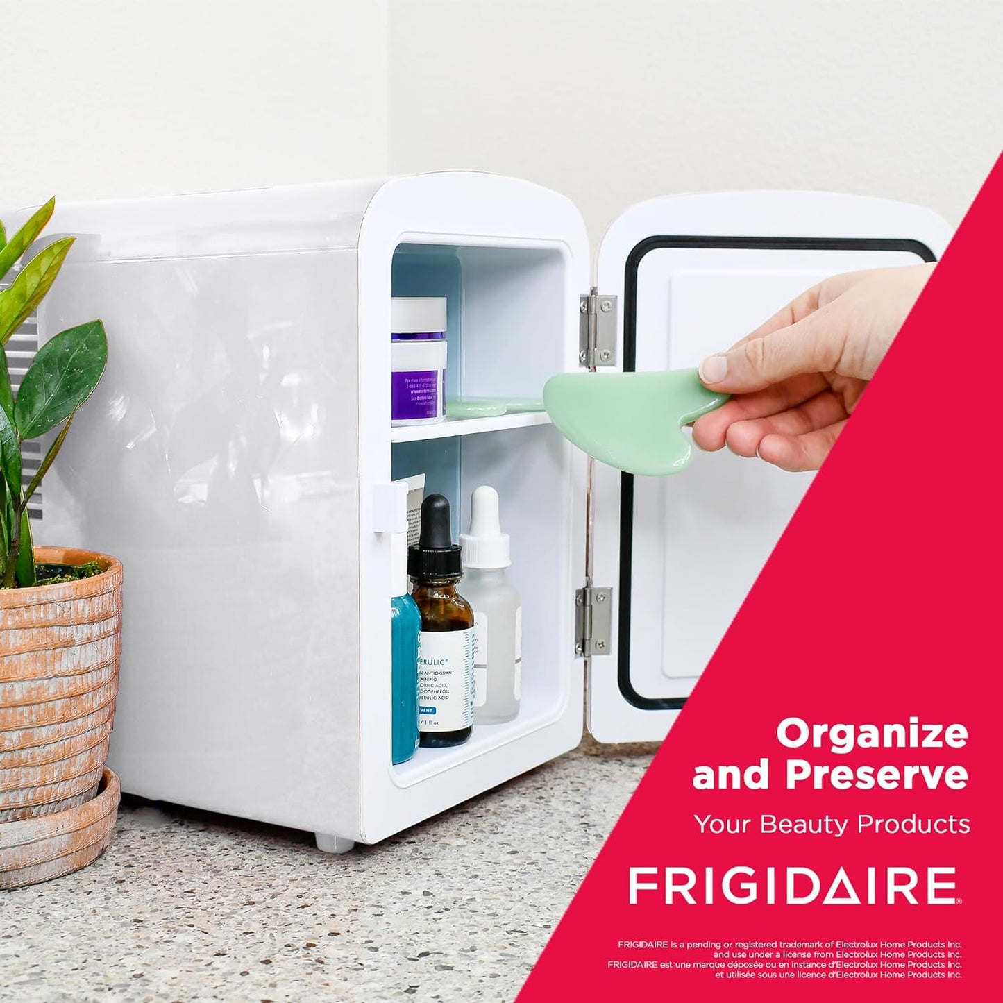 Mini Personal Fridge Cooler, 1 Gal Capacity, Holds up to 6 Cans