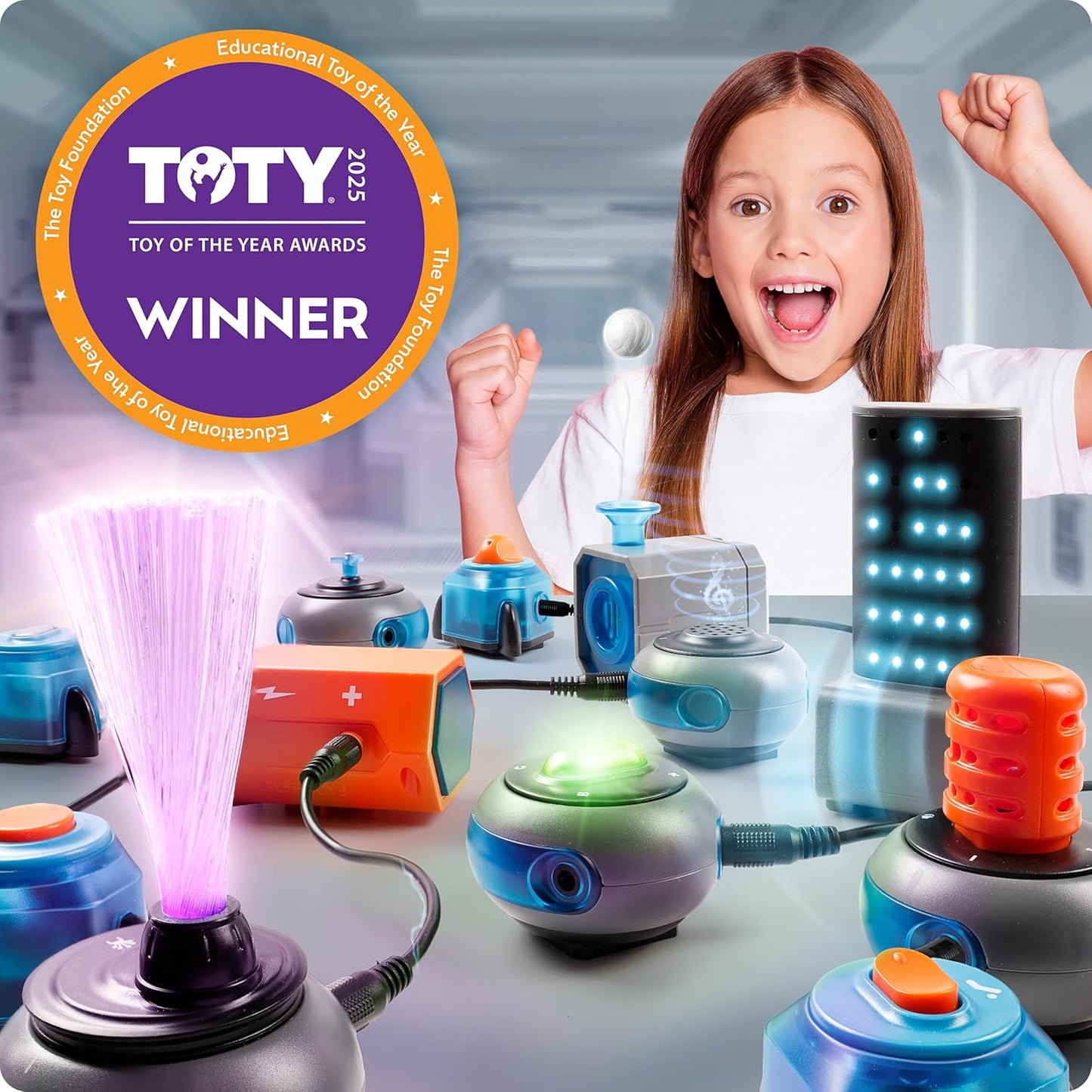 National Geographic Circuit Maker Kit – STEM Electronics Set with 120 Circuit Projects for Kids