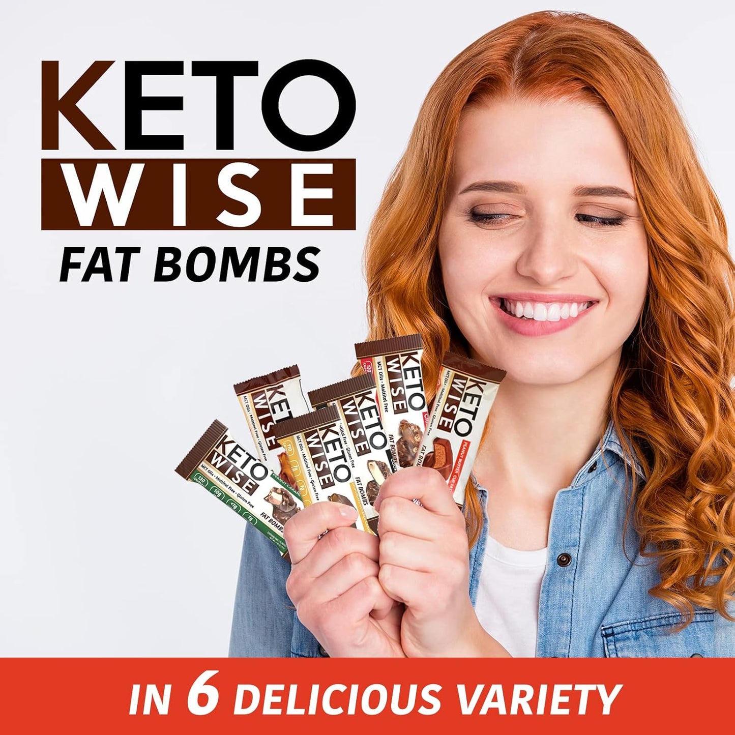 Peanut Butter Cup Fat Bombs – Keto-Friendly, Zero Sugar Added, Low Carb with MCT Oil, 16 Count