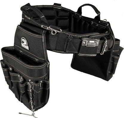 Electrician’s Combo Tool Belt – Pro-Comfort Heavy-Duty Work Belt with Back Support