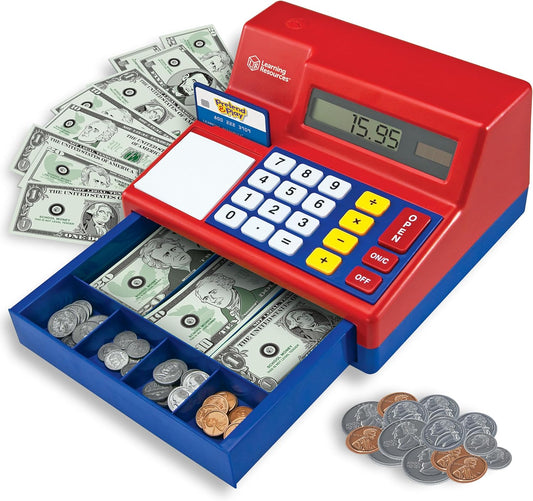 Pretend & Play Cash Register Toy - Educational Gift for Kids