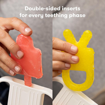 4-in-1 Silicone Baby Teether – BPA-Free Teething Relief (0–18 Months)