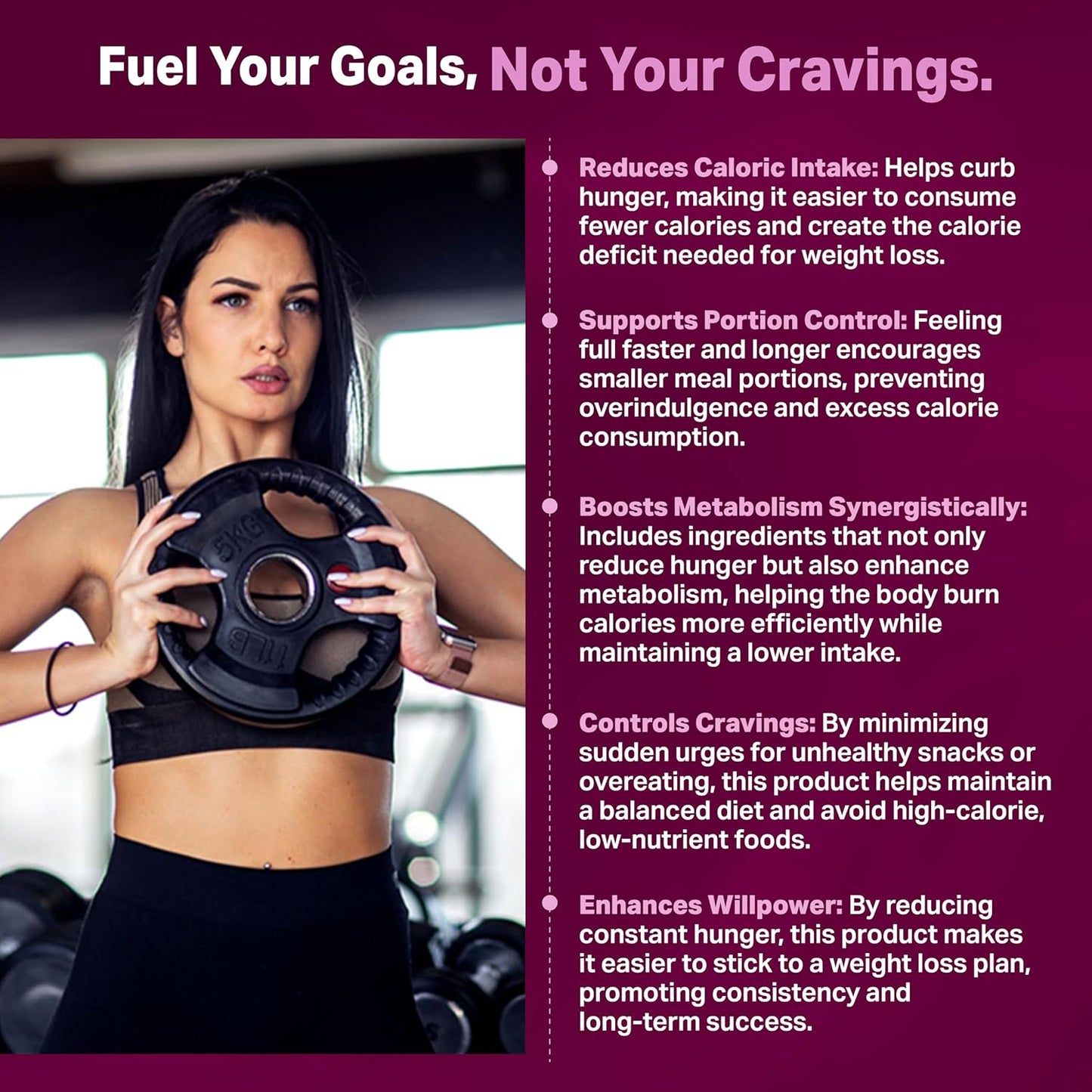 Craving Eliminator PRO Series – GLP-1 Support Weight Loss & Appetite Suppressant (60 Capsules)