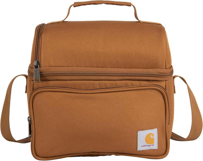 Camping Cooler, Worksite Lunchbox, Soft Shell Lunch Bag for Construction Sites, Work and Everyday Use, Brown