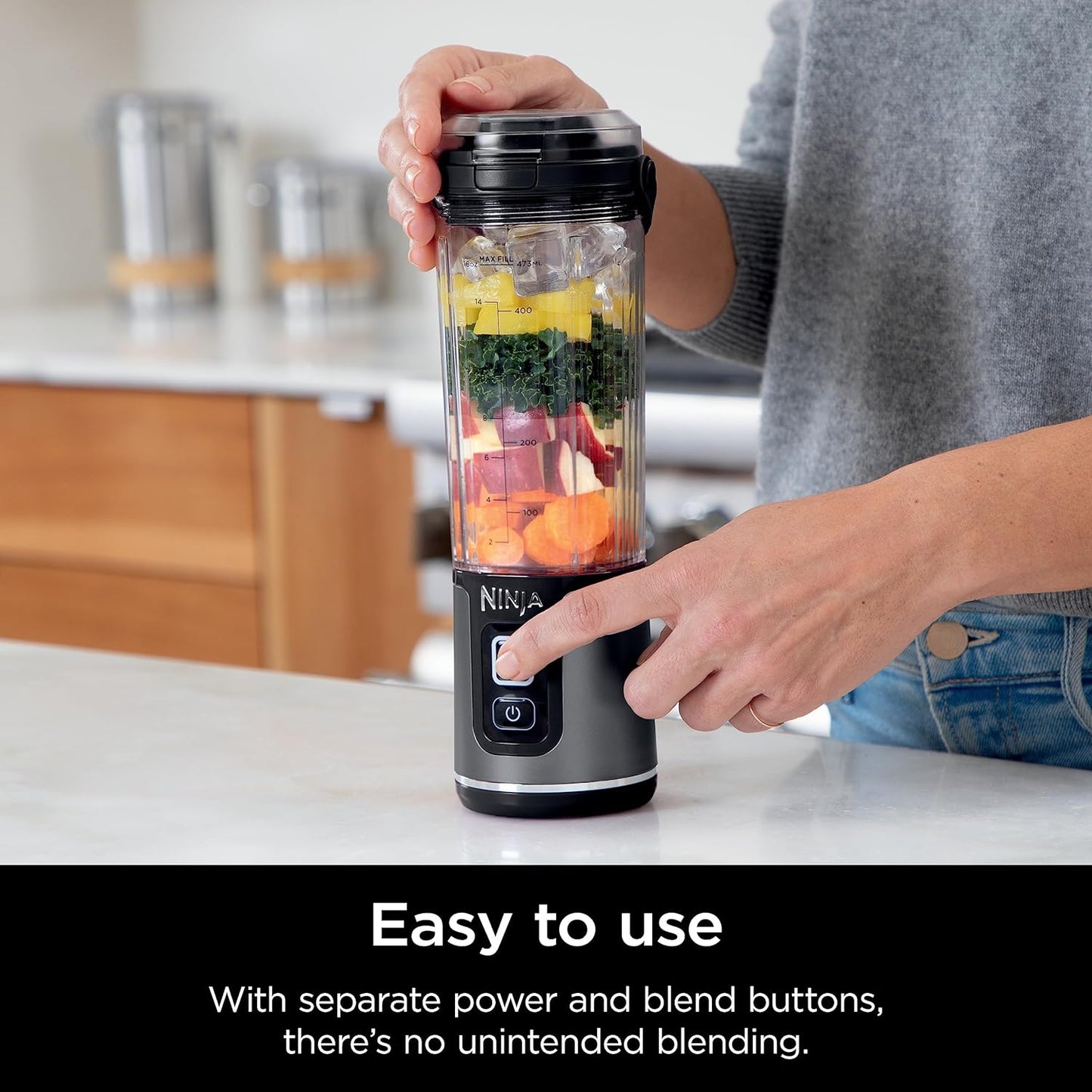 18oz. Blast Portable Blender, USB-C Rechargeable BPA-Free