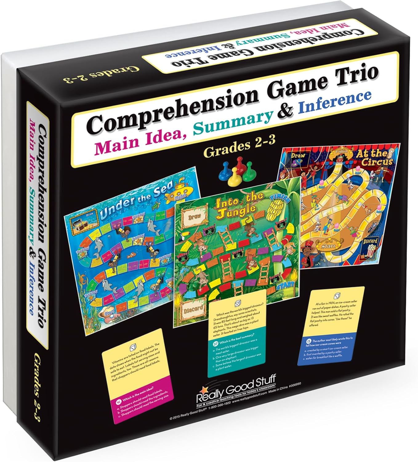Comprehension Board Game Trio: Learning Activities, Homeschool Supplies
