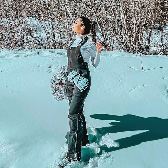 Arctix Women’s Essential Insulated Ski Bibs – Water-Resistant Snow Pants