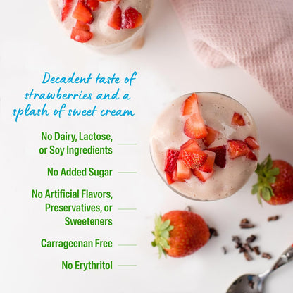 Orgain Organic Vegan Protein Powder – Strawberries & Cream, 21g Plant Protein