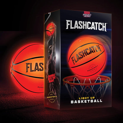 Light-Up Glow Basketball – Glow-in-the-Dark Outdoor Ball for Kids & Teens (Ages 8–15+)