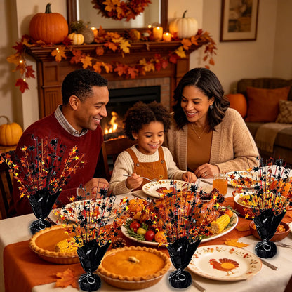Fall Table Centerpiece – Halloween & Thanksgiving Tabletop Decoration for Autumn Home Décor