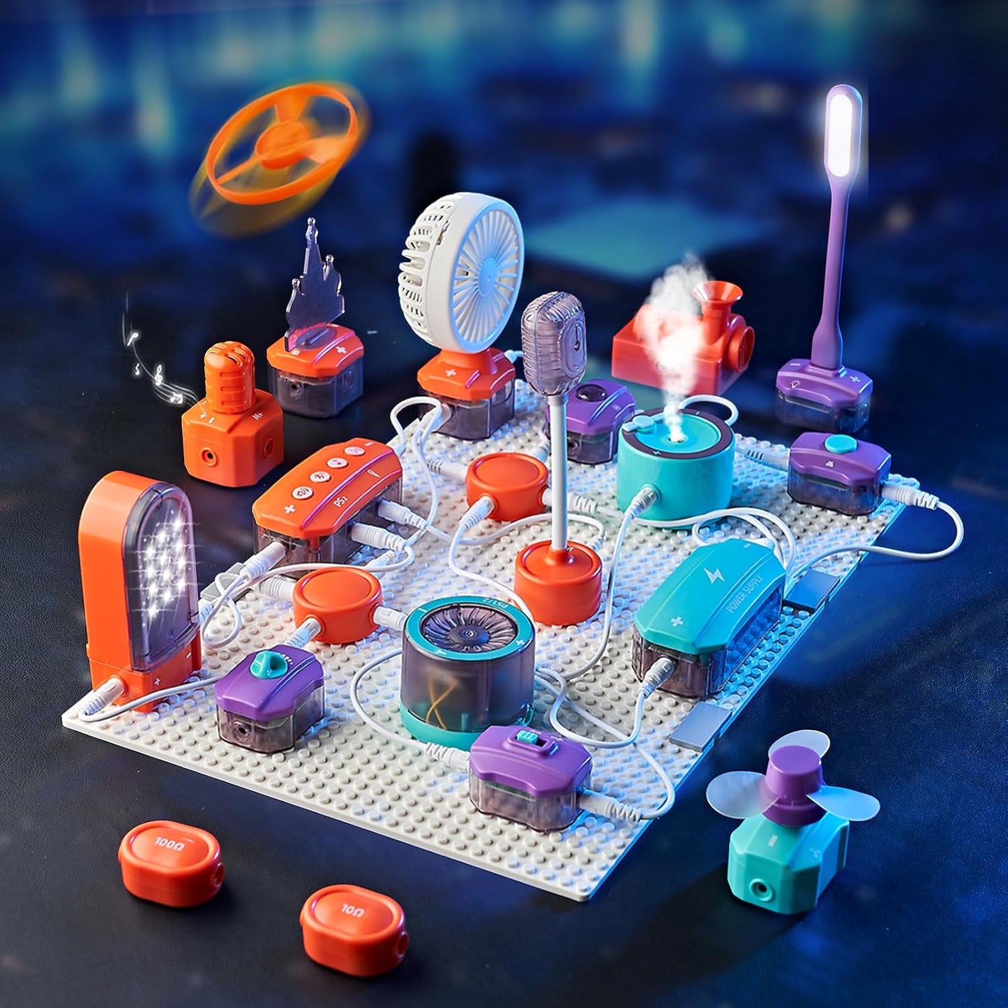 Science Circuit Kit for Kids – 53-Piece DIY Electronics Set with 150+ Projects (Ages 6+)