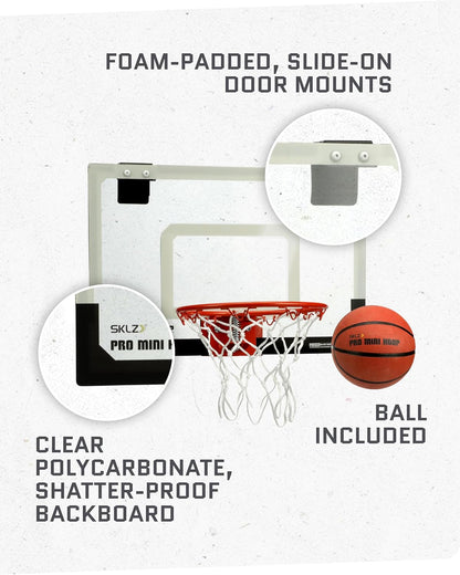 Portable Mini Indoor Basketball Hoop - Over Door