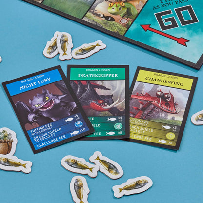 Monopoly: How to Train Your Dragon Edition | Ages 8+, 2-4 Players, 45 Minutes - Fun for All Ages!