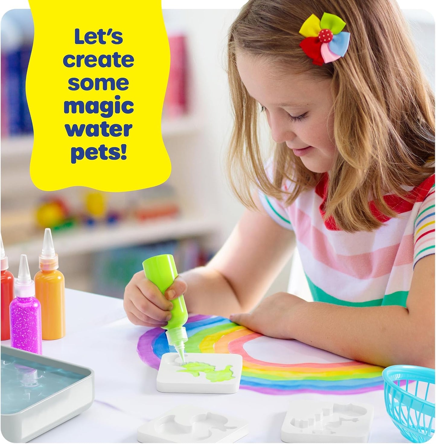 Aqua Fairy Water Gel Kit: DIY Squishy Maker for Kids - Magic Elf Toy Crafts!