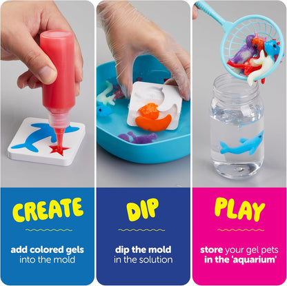 Aqua Fairy Water Gel Kit: DIY Squishy Maker for Kids - Magic Elf Toy Crafts!