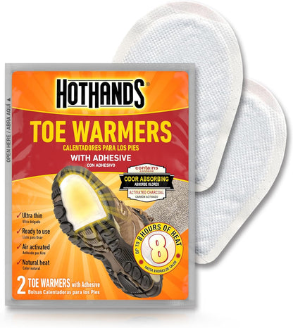 Hand & Toe Warmers – Long-Lasting, Odorless Air-Activated Heat (24 Hand Pairs + 8 Toe Pairs)