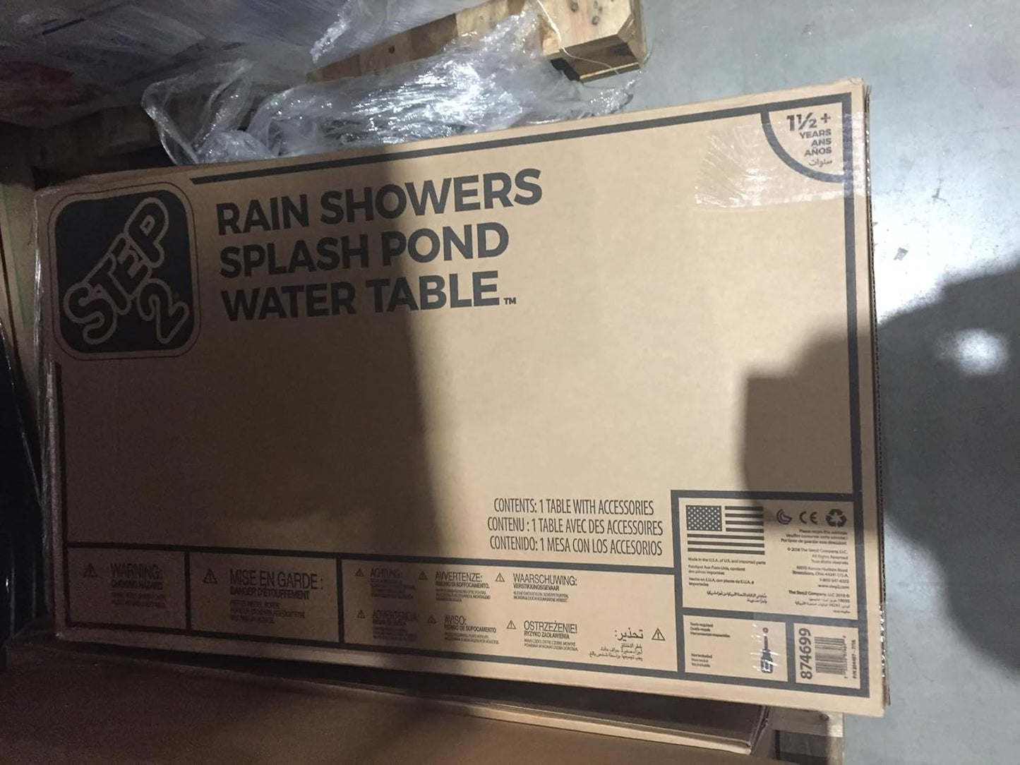 Rain Showers Splash Pond Water Table – Kids Sensory Playset with 13 Accessories (Ages 1.5+)