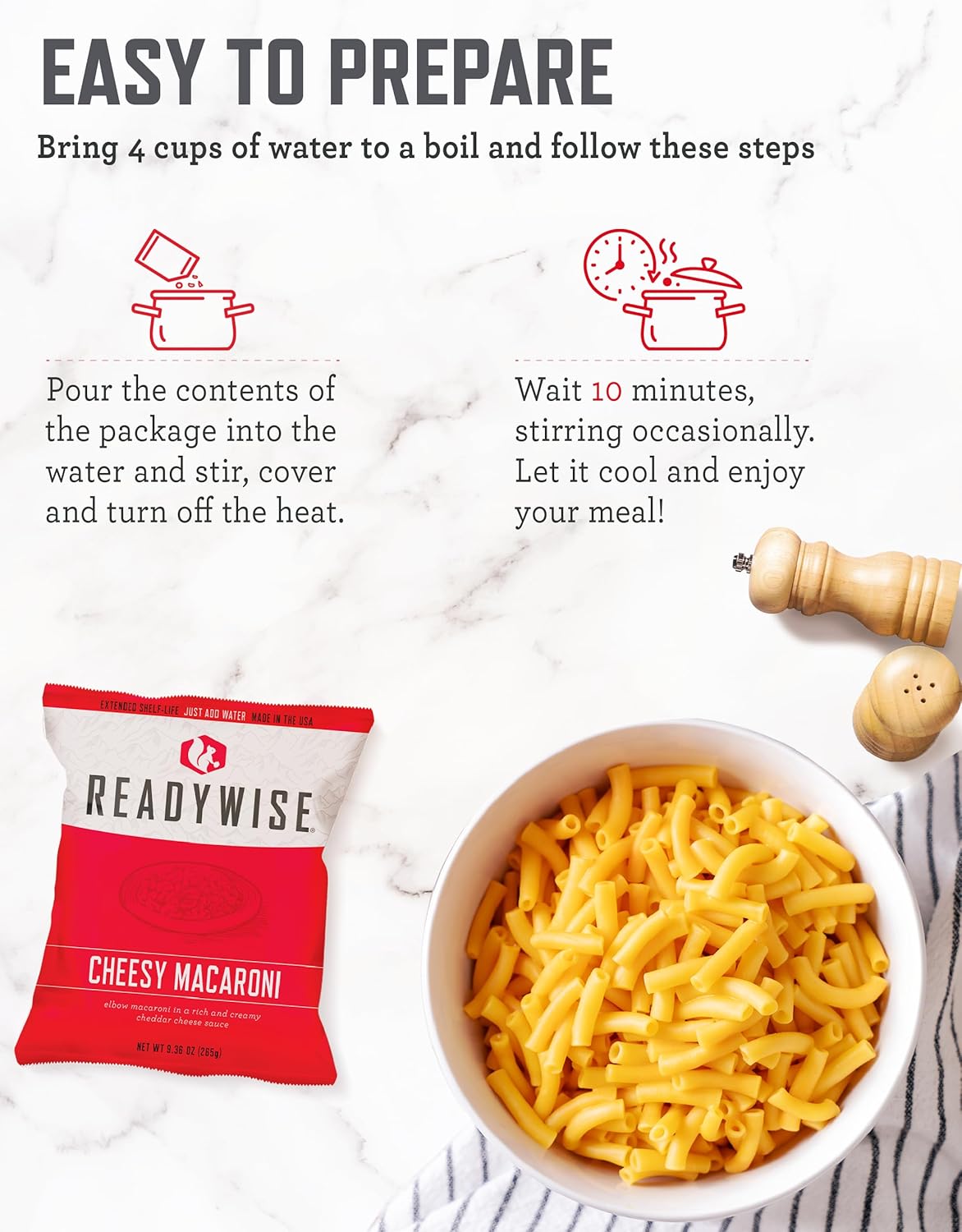 72-Hour Emergency Food Supply – 30-Serving Freeze-Dried Survival Kit (25-Year Shelf Life)