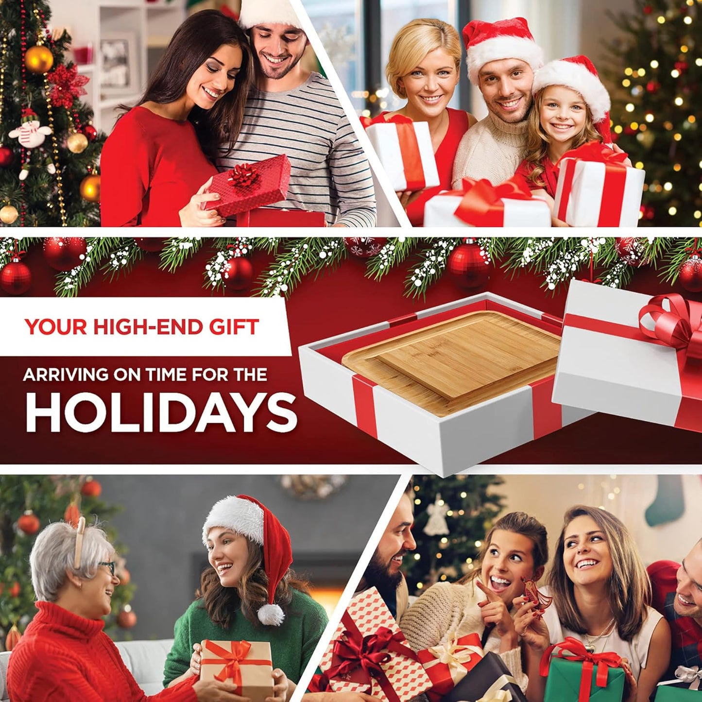 Bamboo Cheese Board & Knife Set – Gift-Ready Set for Any Occasion