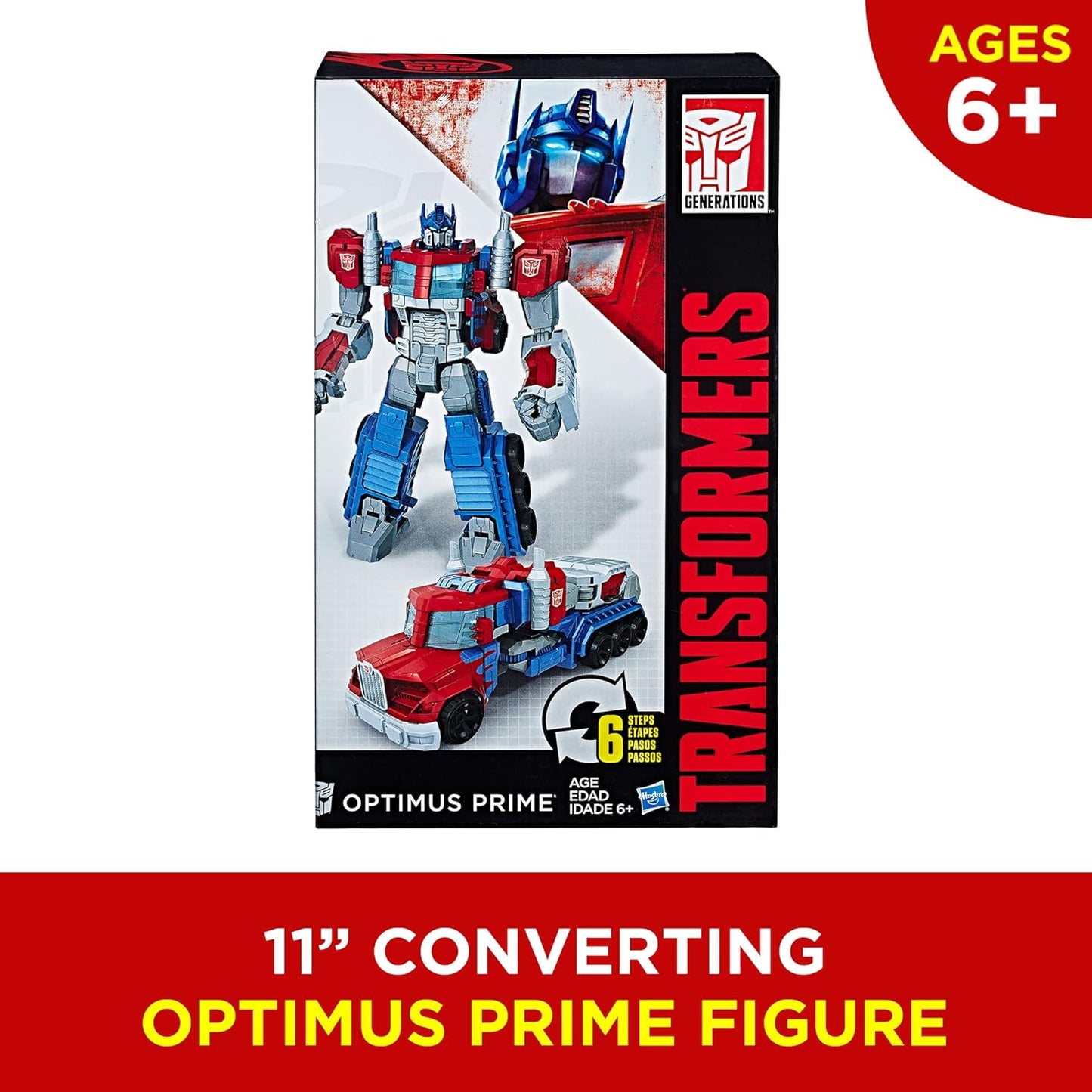 Transformers Optimus Prime Action Figure: Large 11-inch Toy Truck for Kids 6+!