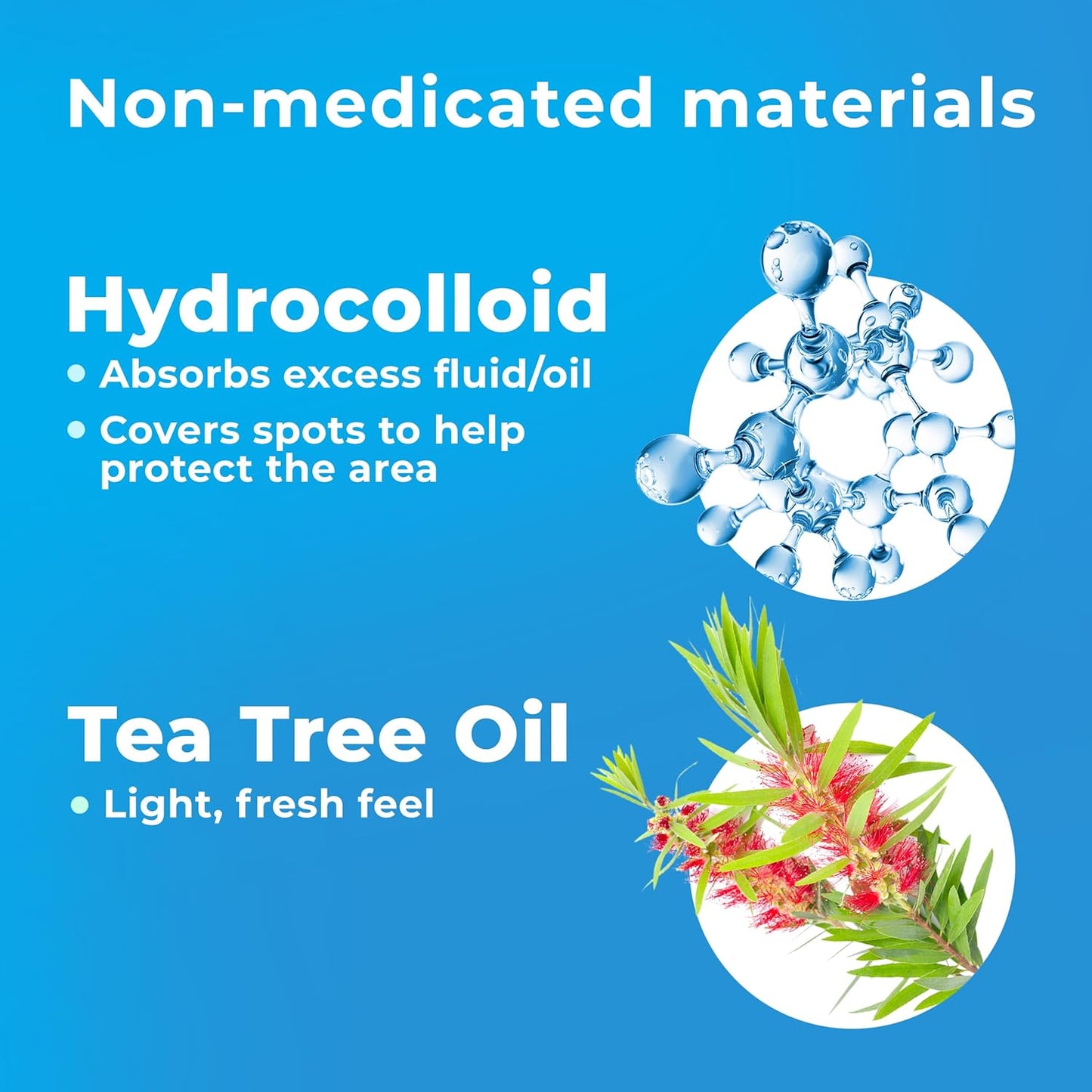 Hydrocolloid Pimple Patches for Face – Acne Spot Stickers with Tea Tree Oil (500 Patches)