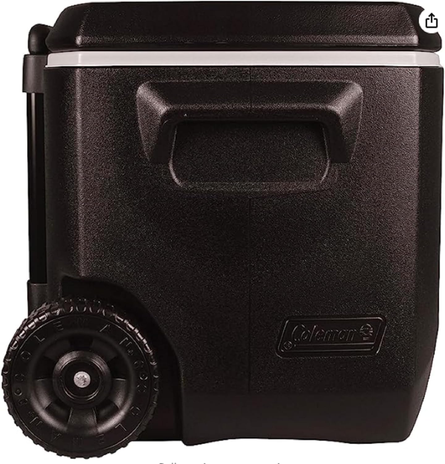 50qt Wheeled Cooler – Keeps Ice for 5 Days, Portable Rolling Chiller