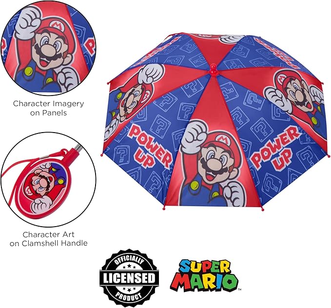 Super Mario Kids' Rain Wear Set (Ages 4-7)