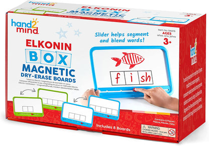 Magnetic Dry Erase Boards Set for Phonics & Speech Therapy (Set of 8)