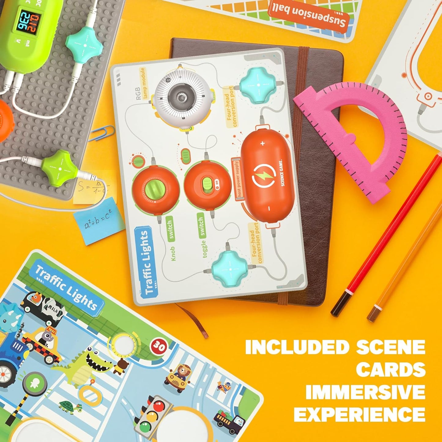 Kids’ STEM Electronics Kit – 35-Part Circuit Set with 420+ Projects (Ages 3–12)