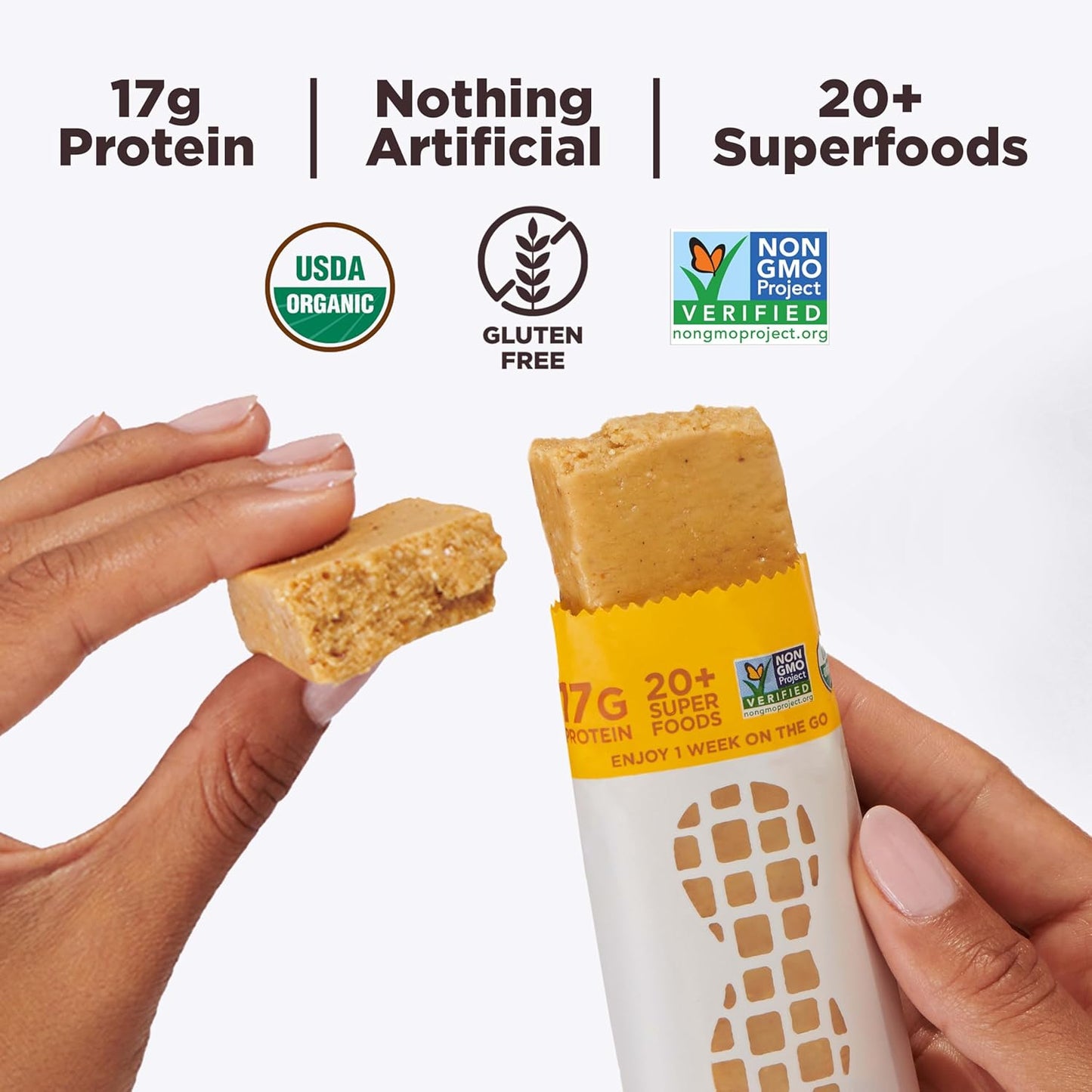 Original Refrigerated Protein Bar, Peanut Butter (Pack of 3)