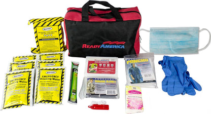 72-Hour Emergency Kit – 1-Person 3-Day Disaster Go-Bag with Food & First Aid