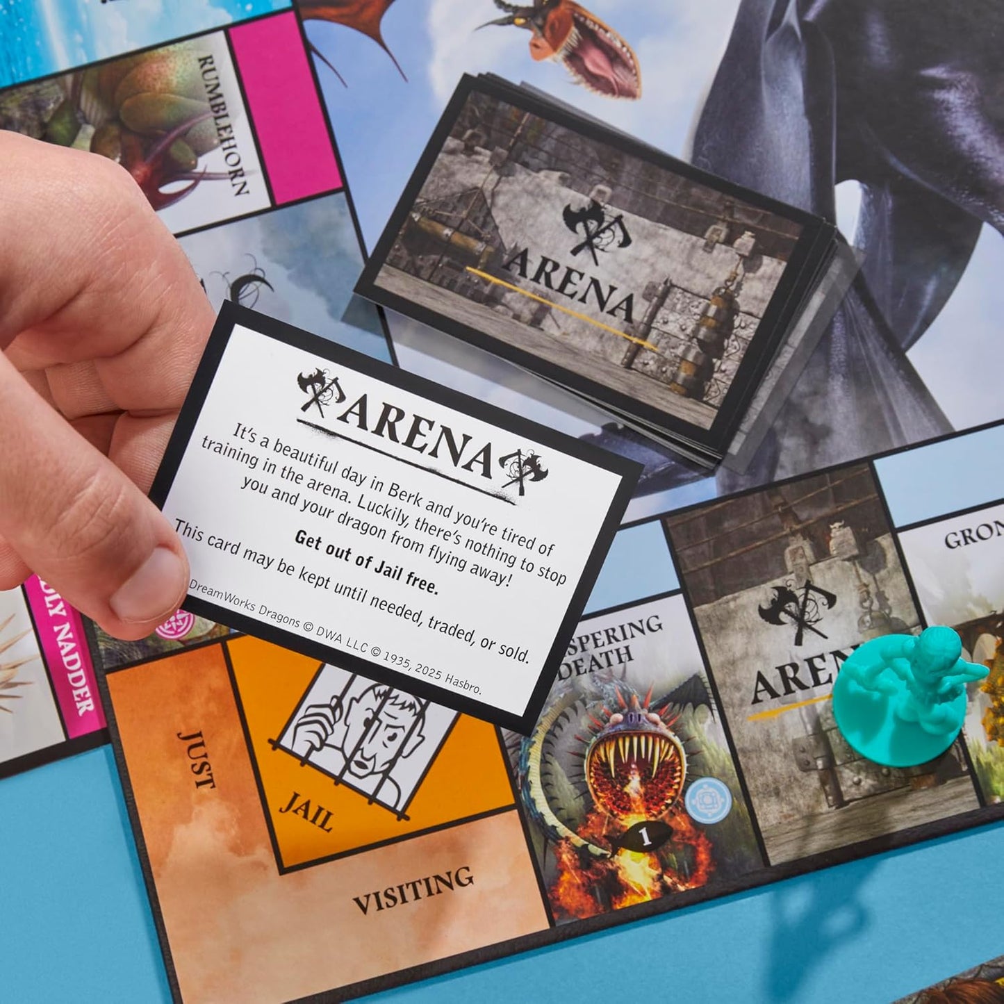 Monopoly: How to Train Your Dragon Edition | Ages 8+, 2-4 Players, 45 Minutes - Fun for All Ages!