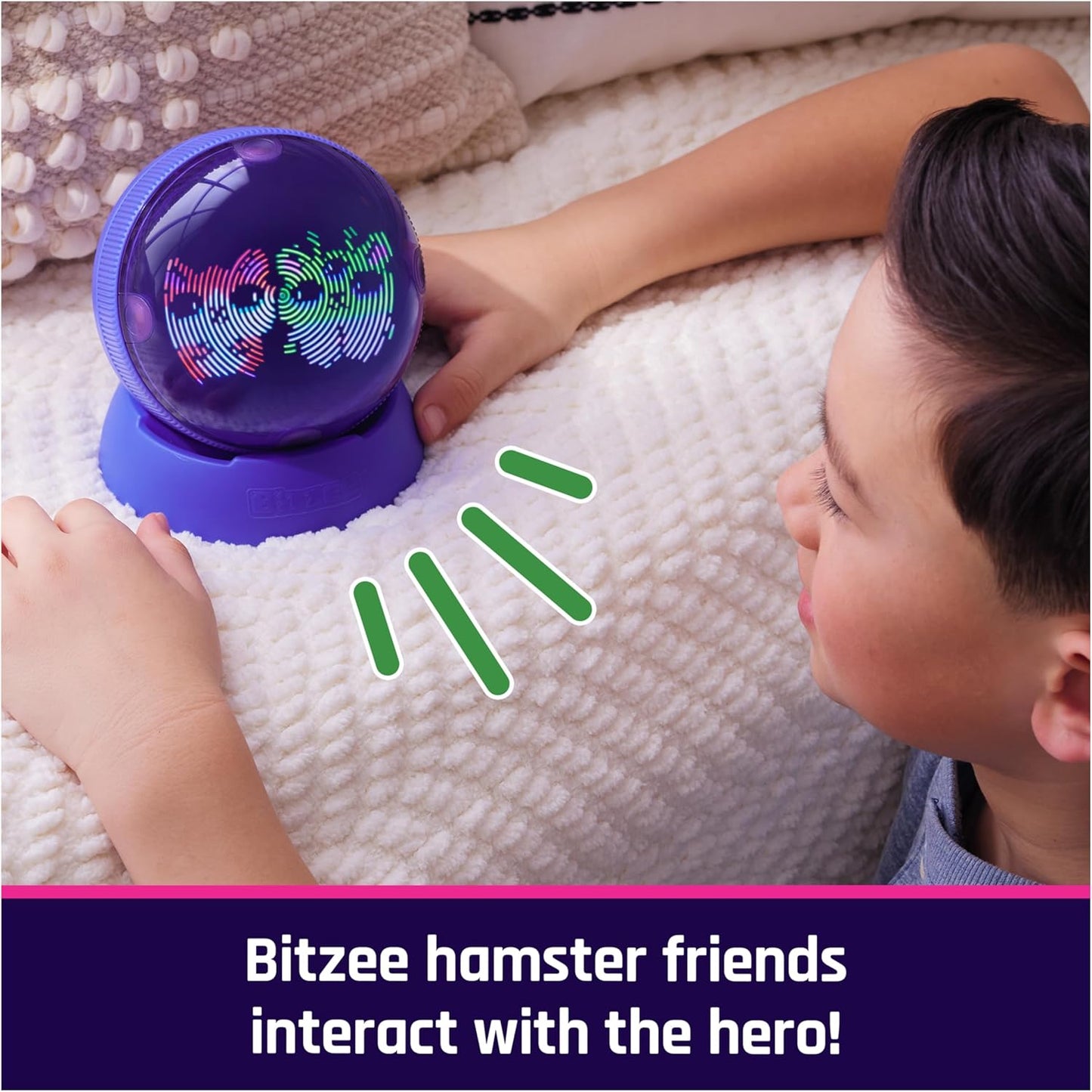 Interactive Hamster Ball Toy - 20+ Hamsters Included, Touch-Responsive