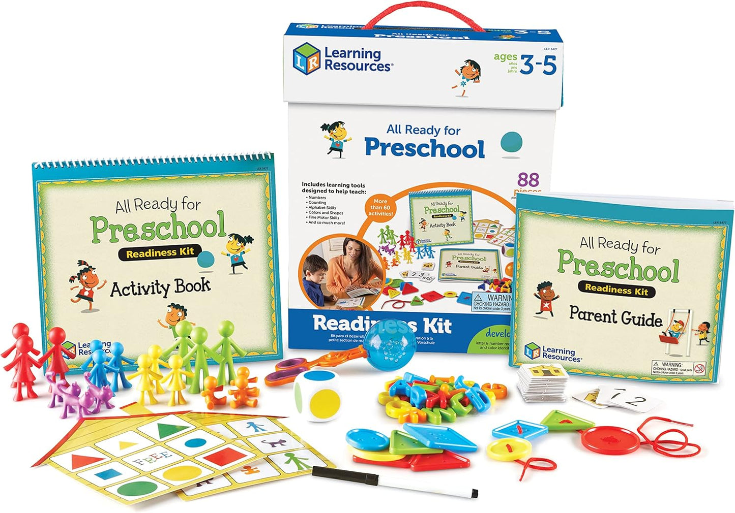 Preschool Readiness Kit: 60 Activities for Ages 3+