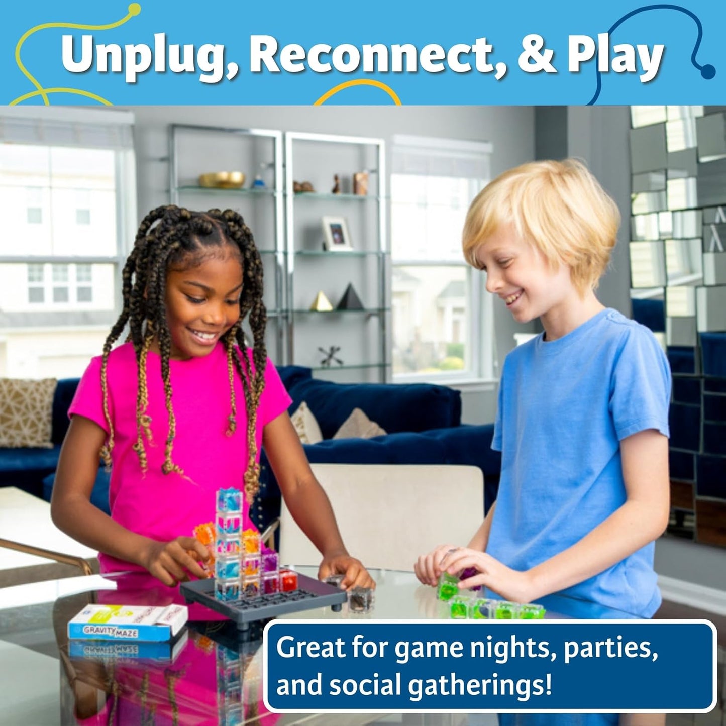 Gravity Maze - Falling Marble Logic Game | STEM Toy for Kids Ages 8-12 - Boosts Critical Thinking & Problem Solving - Educational Fun