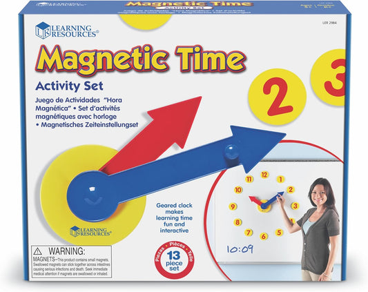 Magnetic Time Activity Set for Teaching Time and Math Skills