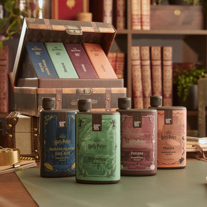 Harry Potter Collectors Body Wash Gift Set Hogwarts Inspired Scents 4 Body Washes