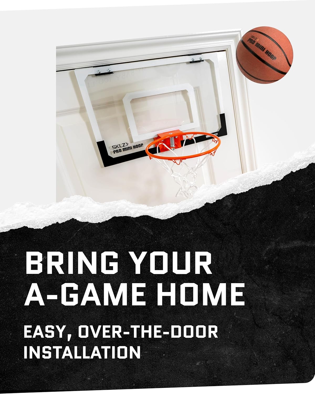 Portable Mini Indoor Basketball Hoop - Over Door