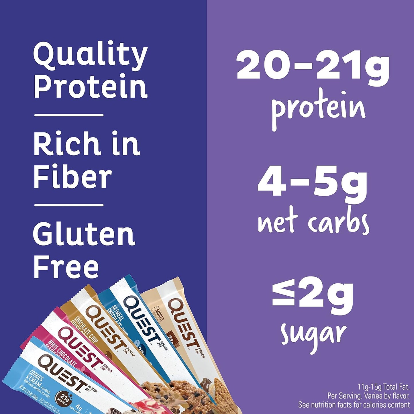 12-Count Quest Nutrition Ultimate Variety Pack Protein Bars – High Protein, Low Carb, Gluten-Free & Keto-Friendly