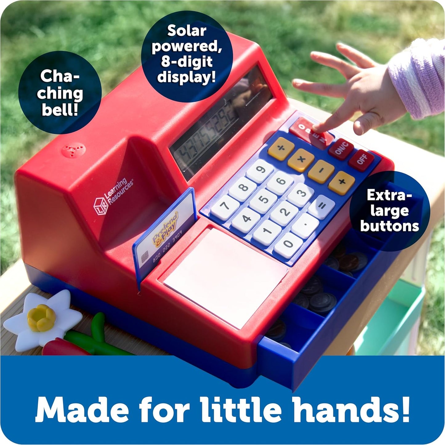 Pretend & Play Cash Register Toy - Educational Gift for Kids