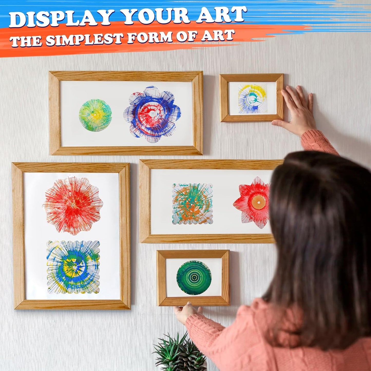 Paint Spin Art Machine Kit - Arts and Crafts for Kids Ages 4-12