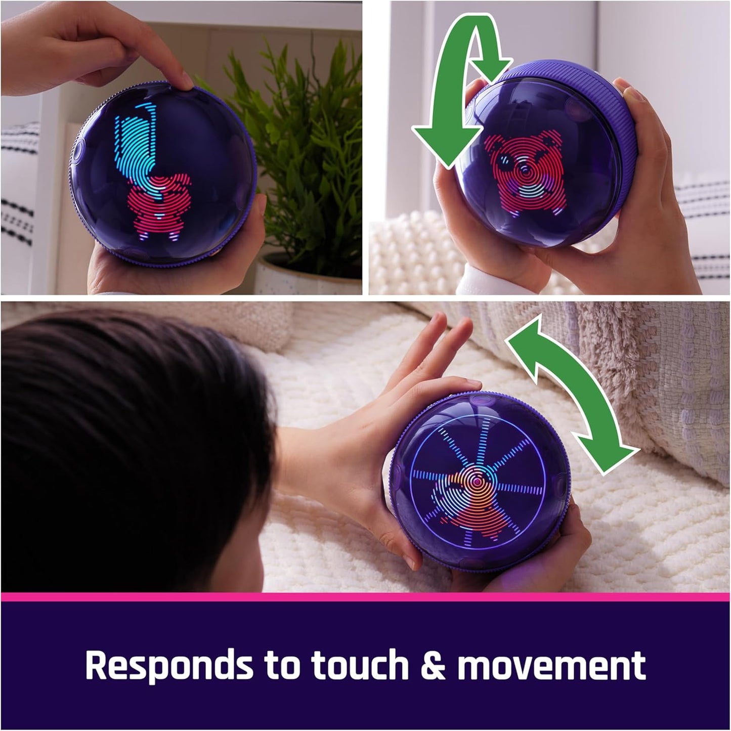 Interactive Hamster Ball Toy - 20+ Hamsters Included, Touch-Responsive