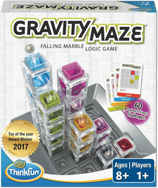 Gravity Maze - Falling Marble Logic Game | STEM Toy for Kids Ages 8-12 - Boosts Critical Thinking & Problem Solving - Educational Fun