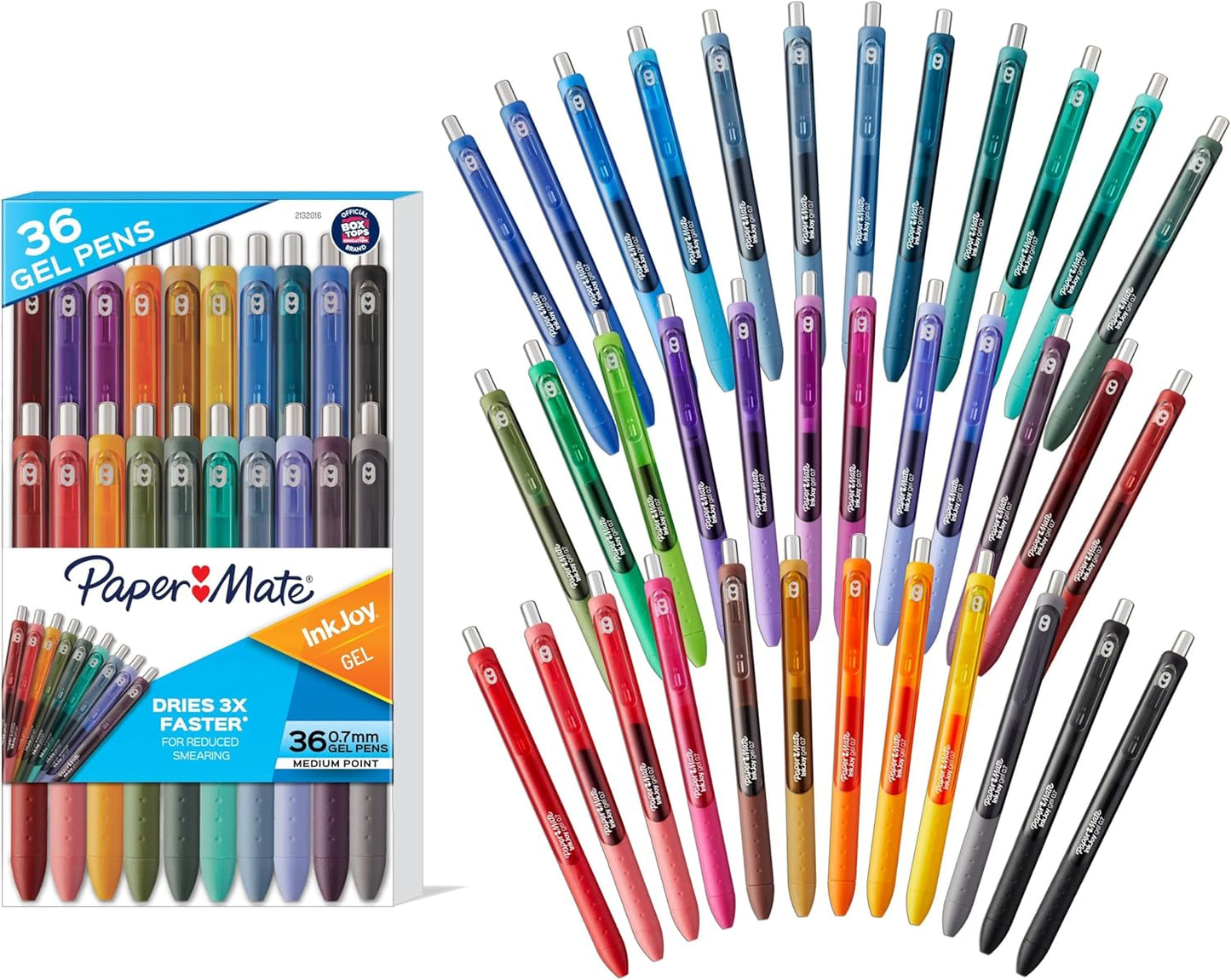 InkJoy Gel Pens, Medium Point 0.7mm, Assorted 36 Count