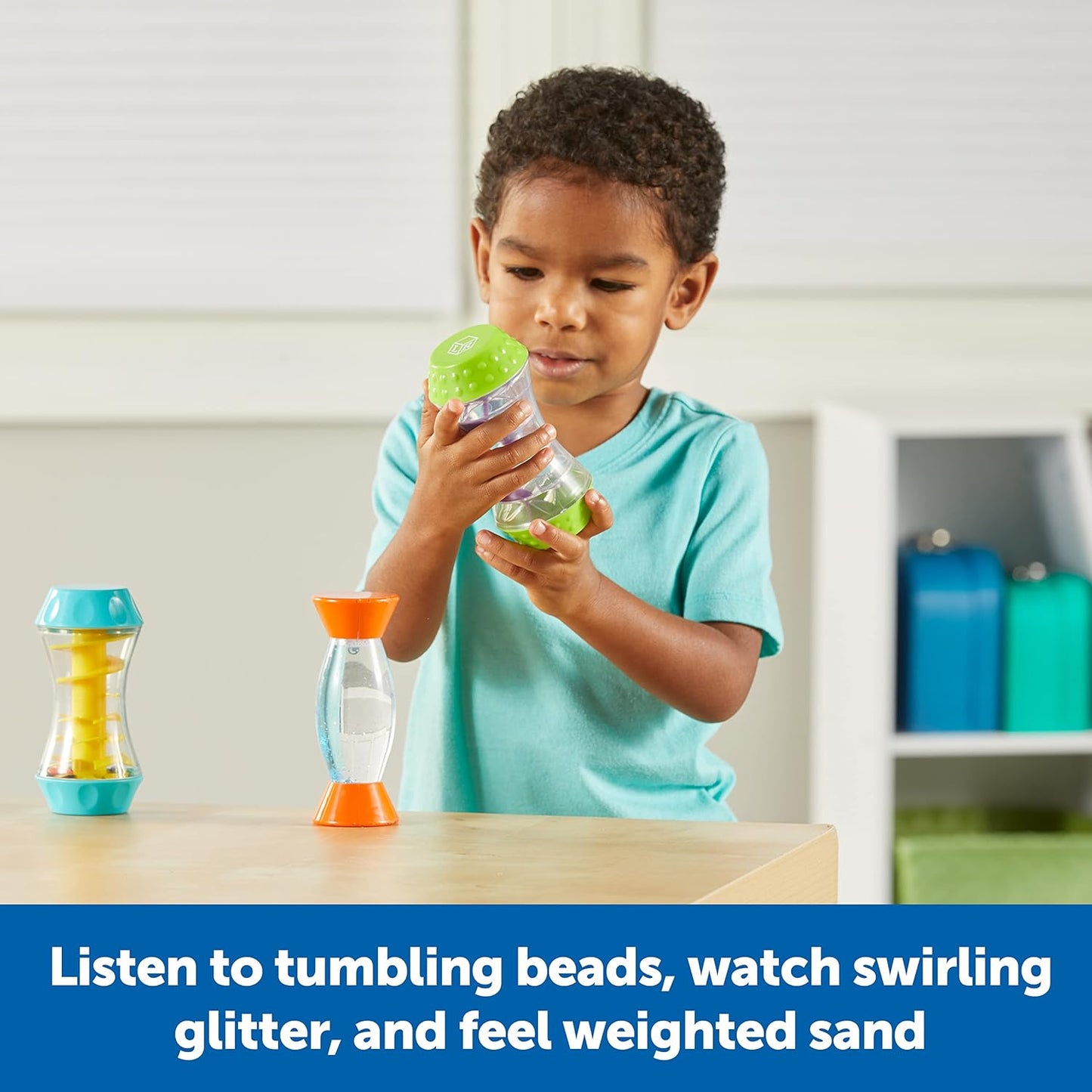Sensory Trio Fidget Tubes - Tactile Play Tools for Calm Down Corners & Travel