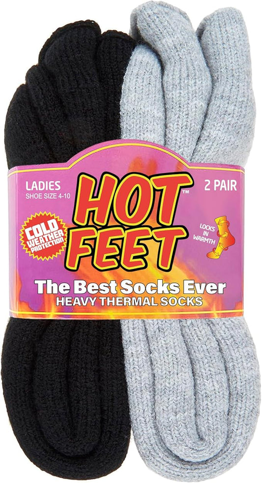 Women’s Thermal Socks – Thick, Heat-Insulated Winter Hiking Socks (Sizes 4–10.5)