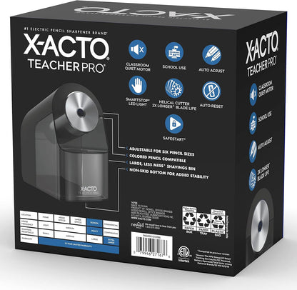 Heavy Duty Electric Pencil Sharpener for School, Black