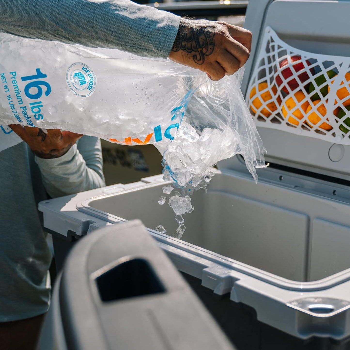 52 Quart Ultra-Light Insulated Cooler – 30% Lighter for Beach, Camping, and Fishing